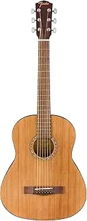 [Fender] FA-15 3/4 Scale Steel String Acoustic Guitar, Natural, with Gig Bag