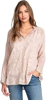 Johnny was Women's Carine Blouse, Dusty Pink