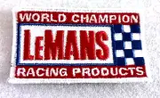 LeMANS World Campion Racing Product Auto Supply Jacket Hat Patch New NOS 1970s