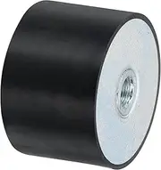 uxcell 60 x 40mm M12 Thread Female Rubber Mounts,Vibration Isolators,Replaces Anti Vibration Pads Flat Silent Block Base Block