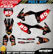 Custom graphics for KTM 85 SX 2018 - 2020 BARBED STYLE full sticker kit decals
