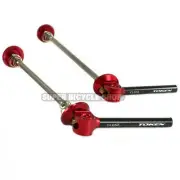 AU Ship~TOKEN TK2342 MTB Titanium Carbon QR Skewers , Red