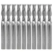 1/4" Dia Upcut Spiral Endmill Router Bit 10 Pack 1/4" Shank Yonico 31215-SC-10PK