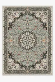 305' x 425' | Machine Washable Runner Rug | Kid & Pet Friendly | Indoor Rug | Sima Sage Flatwoven Rug | Ruggable