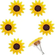 6 Pieces Car Air Freshener Sunflower car Accessories Sunflower Air Vent Clips Cute Car Air Freshener Sunflowers Gift Decorations Girasoles Car Clip Interior Air Vent Decorations