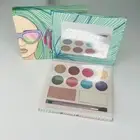 Laura Sanchez Moods Eyeshadow + Highlighter Palette 10 Shades + Brush NIB