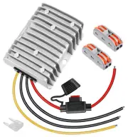DC 36V 48V Step Down to DC 12V 120W-360W Converter Voltage Regulator with Fuse