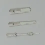 Green Lume Watch Hands with 12.5mm Silver Trim for NH35 NH36 7S26 7S36 Movements