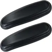Perfeclan 2 Pieces Gaming Chair Replacement Armrest Arm Pads,Left and Right Pads,Modern Simplicity Soft Support Computer Chair Parts PU