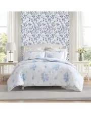 Laura Ashley 200 Thread Count Sophia Cotton Duvet Set