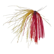 Dekoi Krystal Jigging Skirts, Red Neon, 3 pack