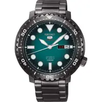 在飛比找Yahoo!奇摩拍賣優惠-【金台鐘錶】SEIKO 精工錶 潛水錶 45mm 機械錶 綠