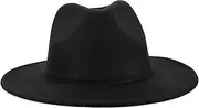 [OATIPHO] Blue Cowboy Hat Glitter Wide Brim Sun Block Hat for Women Men Cosplay Western Cowgirl Accessory