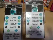 Magic Scraps Clear Detail Minis X2 (Explorer, Wild Man, Tough One) ScrapBook