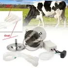 5L Milking Machine Dual Head Vacuum Pump Goat Sheep Milking Milker Device Steel