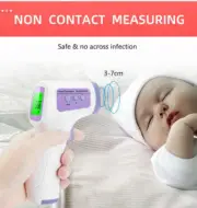 Large LCD Digital Infrared Thermometer Non-contact Forehead Baby Temperature Gun
