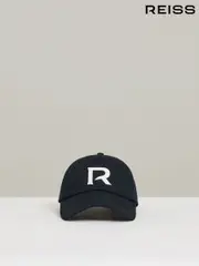 Reiss Navy Chase Logo-Embroidered Varsity Baseball Cap (AM3320) | $120