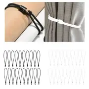 20x Bungee Cord with Hooks Elastic Bungee Strap for Luggage Roof Bike Hoses