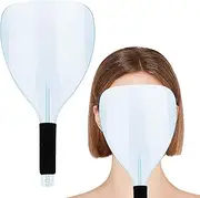 Hairdressing Hairspray Baffles,Professional Face Visor Hair Tool - Bang Baffle Salon Face Goggles, Lightweight Transparent Hair Salon Tools for Home Barber Shop Zankie