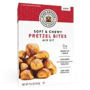 King Arthur Baking Company Soft & Chewy Pretzel Bites Mix Kit 15.6 oz. Baking...