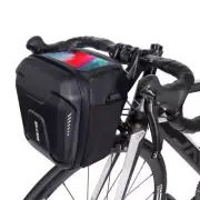 Wild Man GS9 Mountain Bike Handle Bag EVA Hard Shell Touch Screen Head Bag (Blac