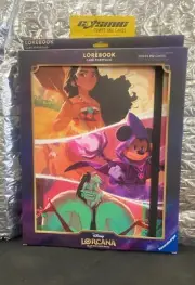 DISNEY LORCANA TCG: LOREBOOK CARD PORTFOLIO NEW NICHOLAS KOLE ART