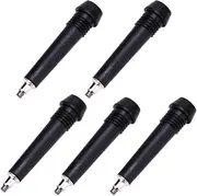 5 Pack Trekking Poles Carbide Tips Replacement Universal Tungsten Steel Rod End Tip for Outdoor Hiking Stick Cane Climbing Walking Pole Gear Worn Repair Accessories