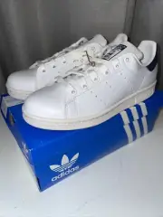 adidas Originals Women's Stan Smith Sneakers Brand New In Box Womens 5.5 Navy/wh