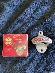 Vintage Drink COCA COLA Starr X Wall Mount Metal Bottle Opener Coke
