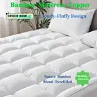 LuxurySleep Bamboo Mattress Topper | 1000GSM 3D CloudFill + PillowTop