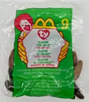 McDonald's Happy Meal 1999 TY Beanie Babies Claude The Crab Toy Animal #9