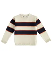 [Bonpoint] Bonpoint Branco striped wool sweater Y 14 white