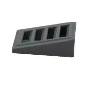 Lego 61409 Light Bluish Gray Slope 18° 2 x 1 x 2/3 With 4 Slots Grille 6092111