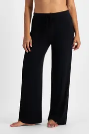 [Bonds] Bonds Women's Sleep Modal Blend Rib Pant in Nu Black Size: Large L Nu Black