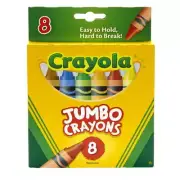Crayola Jumbo Crayon Set 8 Ct Toddler Crayons