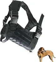 BUGUUYO 1000d Nylon Dog Waterproof Comfortable Patrol Dog Suit Pouches Commuter Bag Large