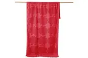 Canningvale Postitana Terry Beach Durable Quick Drying Towel Shell Geranium