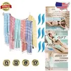 Quick Dry 6-Pack Beach Towels - Sandless Cotton Pool Accessories for Travel