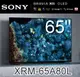 Sony BRAVIA 65吋 4K HDR OLED Google TV顯示器 XRM-65A80L