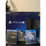 二手 PS4 PRO 1TB +3片遊戲