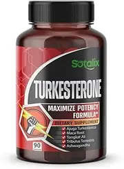 SOTALIX SUPPLEMENT Ultra Turkesterone 8920mg Ajuga Turkestanica Extract Standardized 20% High Potency with Maca Root Tribulus Terrestris - Muscle Growth Energy Memory Support 90 Day Supply