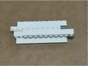 LEGO Parts - White Brick 1 x 10 - No 6111 - QTY 5