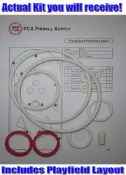 1977 Sentinel Flying Aces Pinball Machine Rubber Ring Kit