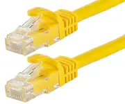 ASTROTEK CAT6 Cable 20m - Yellow Color Premium RJ45 Ethernet Network LAN UTP Patch Cord 26AWG-CCA PVC Jacket