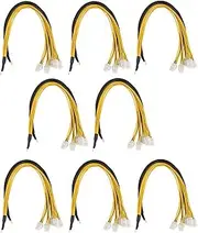 KAVJU 6 Pin Connector Server Power Supply Cable Pcie Express for Antminer S9 S9I Z9 for P3 P5 Support Miner PSU Cable(8pcs)