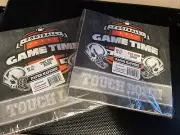 Football game Time touchdown orange and black Napkins 2pkg-20ct Each-NWT