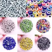 8-10mm Oval Resin Spacer Beads Double Sided Eyes for Jewellery Making DIY Bracel