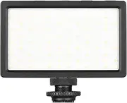 Video Light Panel On-Camera 3200K-5600K Dimmable Lamp Adjustable Flash Light with Cold Shoe Mount for P graphy Live Streaming Black One Size