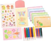 Crafts for Boys Girls Creative Scratch Painting Kit Art Bookmarks Drawing Papers for Boys and Girls