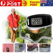 ​LCD Digital Pedometer Running Walking Portable Step Counter with Clip Lanyard